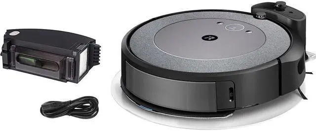 Alt view image 2 of 4 - iRobot Roomba i5 Combo Vacuum and Mop Robot Vacuum