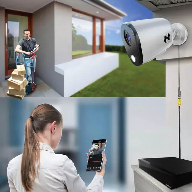 Alt view image 7 of 7 - Night Owl 12 Channel 1440p Security System with 1TB DVR