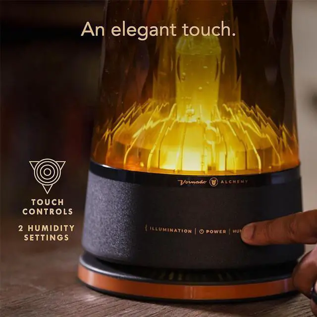 Alt view image 4 of 6 - Vornado Lucerna 2 Alchemy Ultrasonic Humidifier - Amber