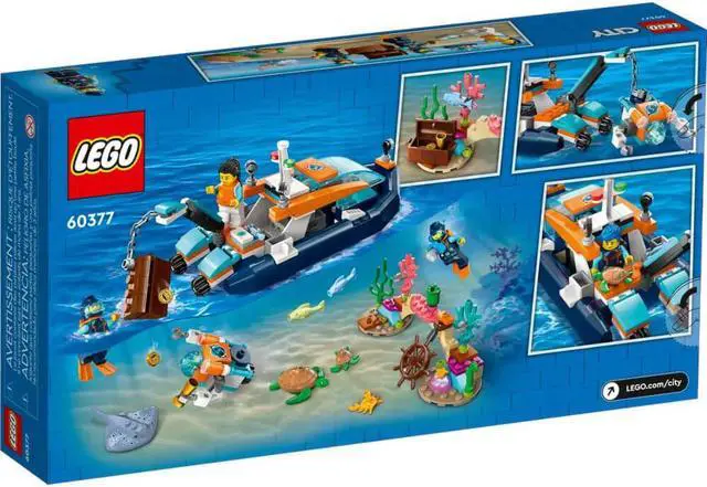 Alt view image 7 of 7 - LEGO City Explorer Diving Boat
