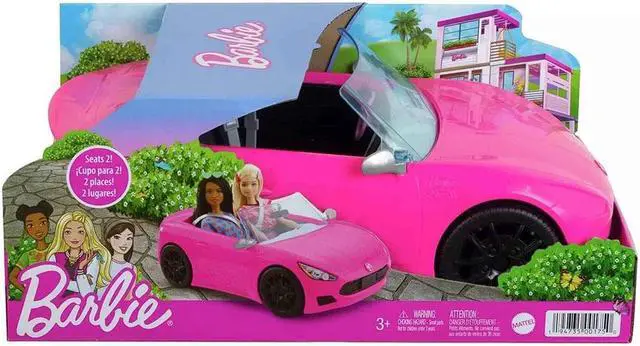 Alt view image 2 of 4 - Mattel Barbie Pink Convertible Vehicle Doll Accessory