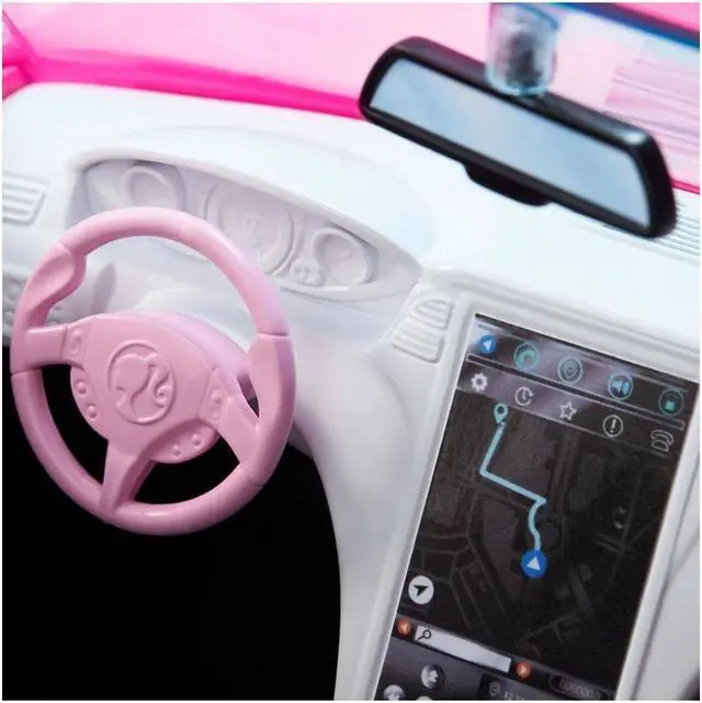 Alt view image 3 of 4 - Mattel Barbie Pink Convertible Vehicle Doll Accessory