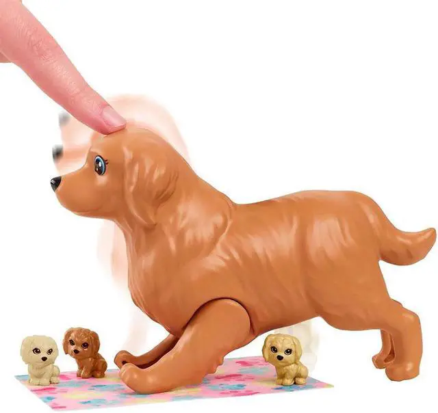 Alt view image 5 of 5 - Mattel Barbie Doll Newborn Pups Playset