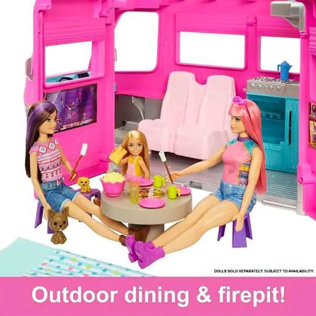 Alt view image 4 of 6 - Mattel Barbie Dreamcamper Toy Playset