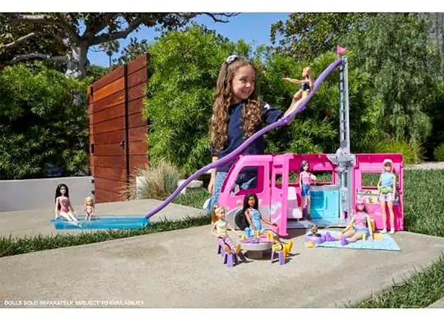 Alt view image 6 of 6 - Mattel Barbie Dreamcamper Toy Playset