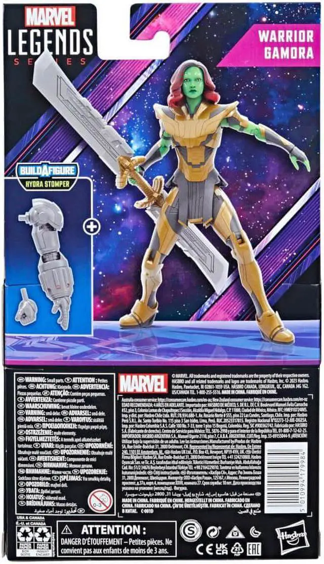 Alt view image 7 of 7 - Hasbro 6 inch Marvel Legends Series Warrior Gamora Action Figure
