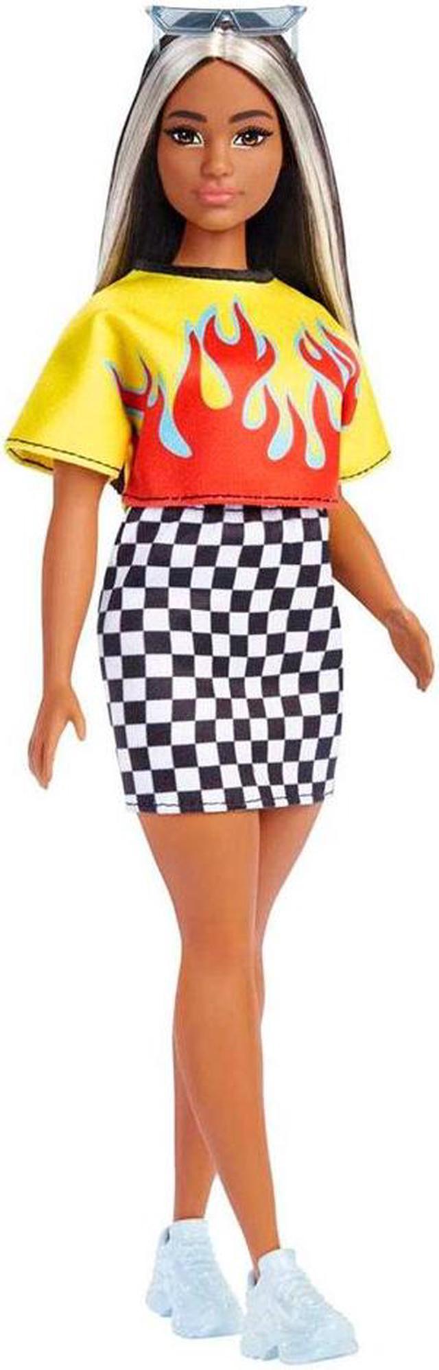 Mattel Barbie Fashionistas Doll Curvy Long Highlighted Hair Newegg