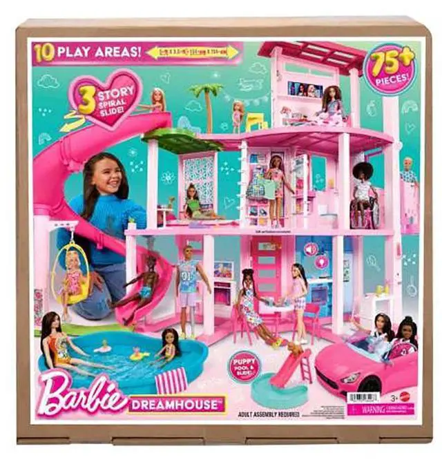 Alt view image 6 of 6 - Mattel Barbie Dreamhouse Doll House Playset  HMX10