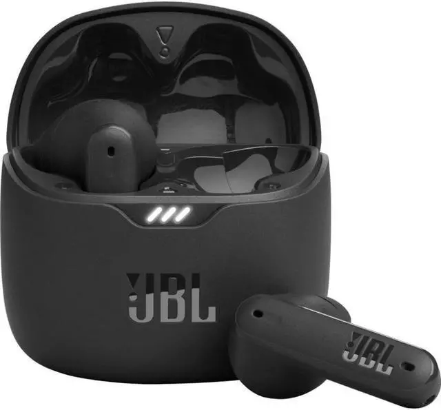 Alt view image 2 of 20 - JBL TFLEXBLK Tune Flex True Wireless Noise Cancelling Earbuds - Black