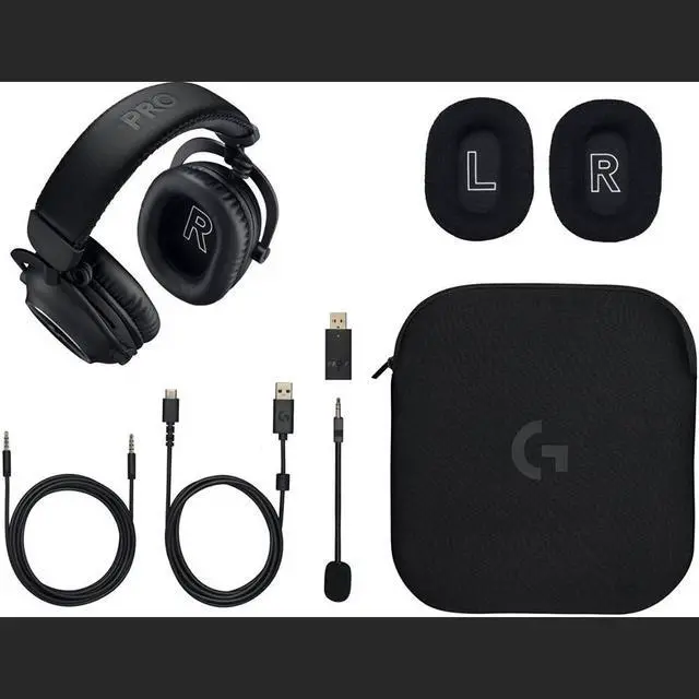 Alt view image 4 of 5 - Logitech Pro X 2 Lightspeed Gaming Headset - Black