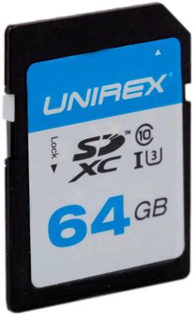 Alt view image 2 of 2 - Unirex Full Size SD Card 64GB