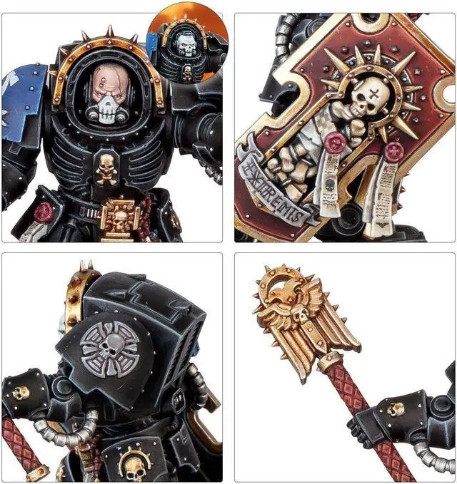 Alt view image 2 of 4 - Games Workshop Warhammer 40K: Chaplain In Terminator Armour
