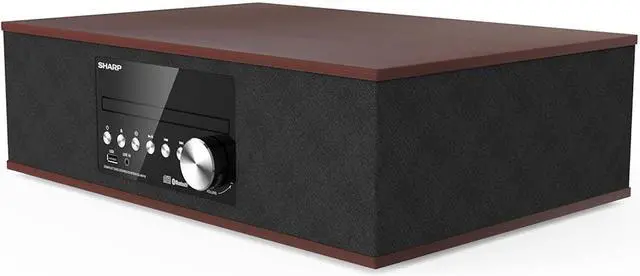 Alt view image 2 of 2 - Sharp Vintage Style Wireless Bluetooth Speaker System
