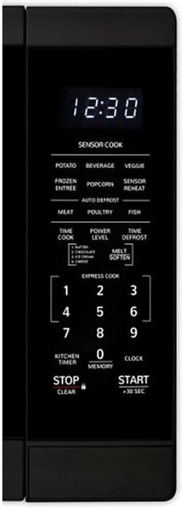 Alt view image 5 of 5 - Sharp 1.4 Cu. Ft. Black Countertop Microwave Oven