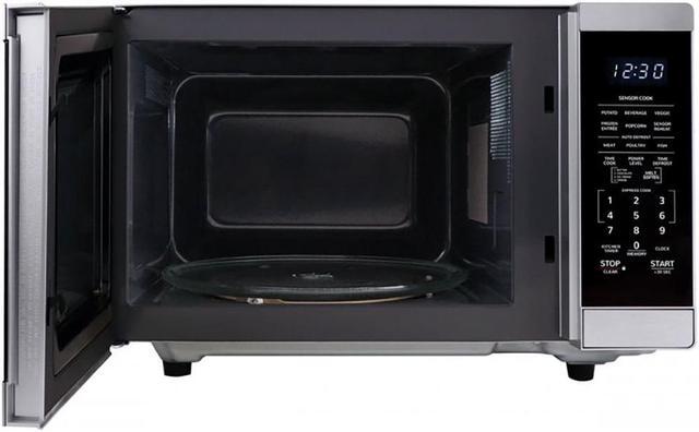 Alt view image 2 of 5 - Sharp 1.4 Cu. Ft. Black Mirror Countertop Microwave Oven