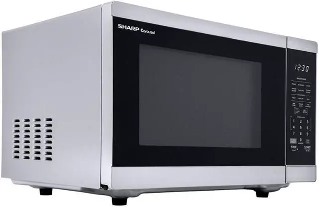 Alt view image 4 of 5 - Sharp 1.4 Cu. Ft. Stainless Steel Countertop Microwave Oven