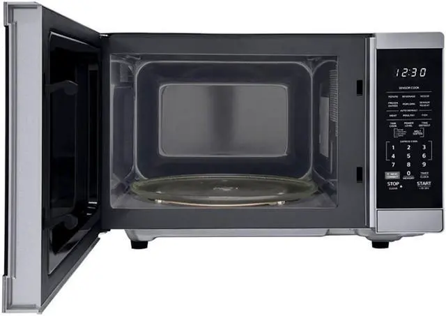 Alt view image 2 of 5 - Sharp 1.4 Cu. Ft. Stainless Steel Countertop Microwave Oven