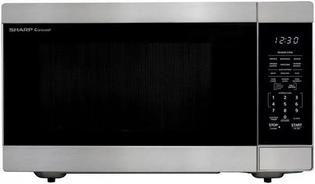 Main image of Sharp 2.2 Cu. Ft. Stainless Steel Countertop Microwave