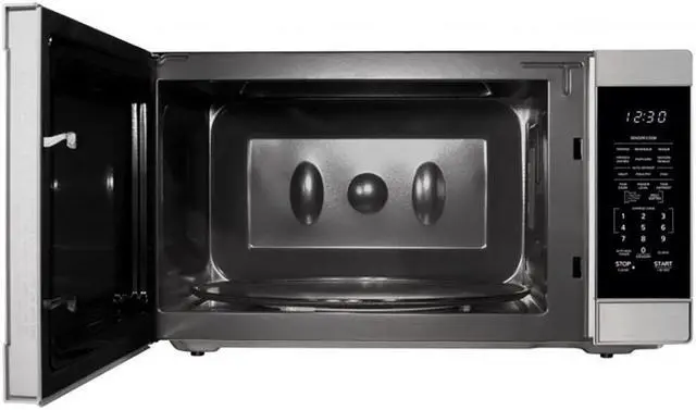 Alt view image 2 of 4 - Sharp 2.2 Cu. Ft. Stainless Steel Countertop Microwave