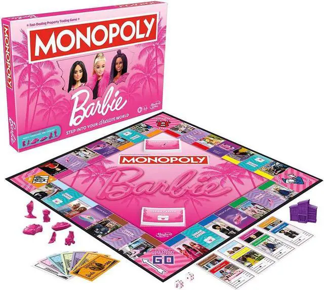 Main image of Hasbro Monopoly Barbie Game