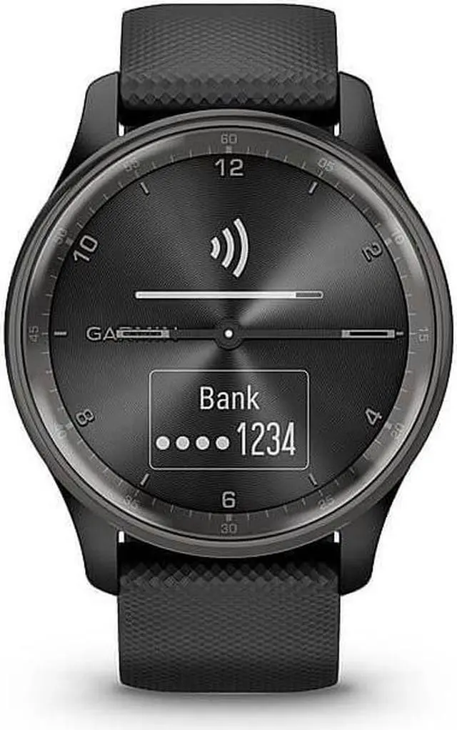 Alt view image 7 of 7 - Garmin Vivomove Trend Hybrid Smartwatch (Slate Stainless Steel Bezel)
