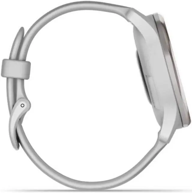 Alt view image 5 of 10 - Garmin Vivomove Trend Hybrid Smartwatch (Silver Stainless Steel Bezel)