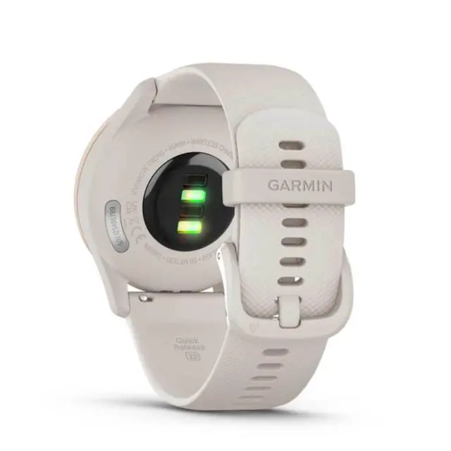 Alt view image 6 of 11 - Garmin Vivomove Hybrid Smartwatch - Ivory