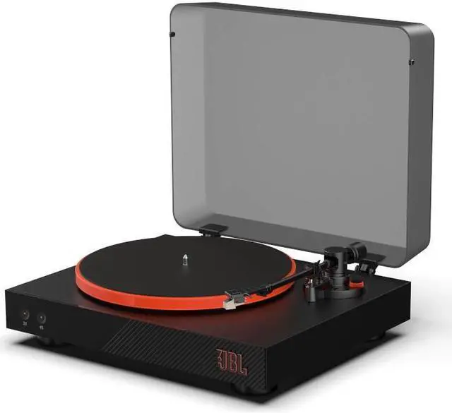 Main image of JBL Spinner Bluetooth Turntable, Black/Orange