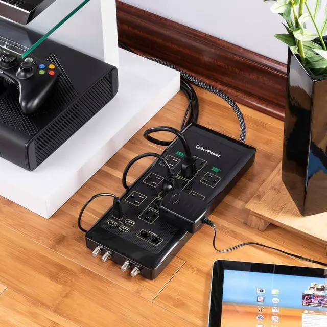 Alt view image 6 of 14 - CyberPower PBJ5UC Premium 12 Surge Protector