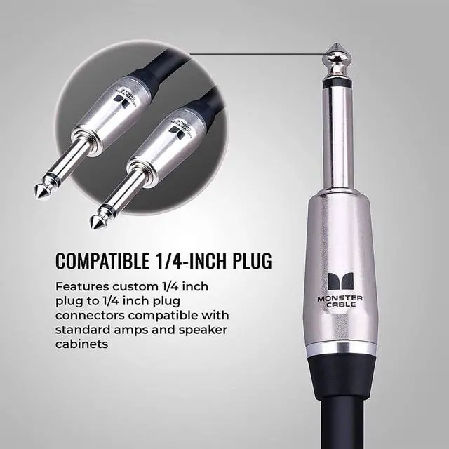 Alt view image 3 of 5 - Monster P600S3WW 3 Ft Prolink Performer 600 Speaker Cable - 1/4 inch to 1/4 inch