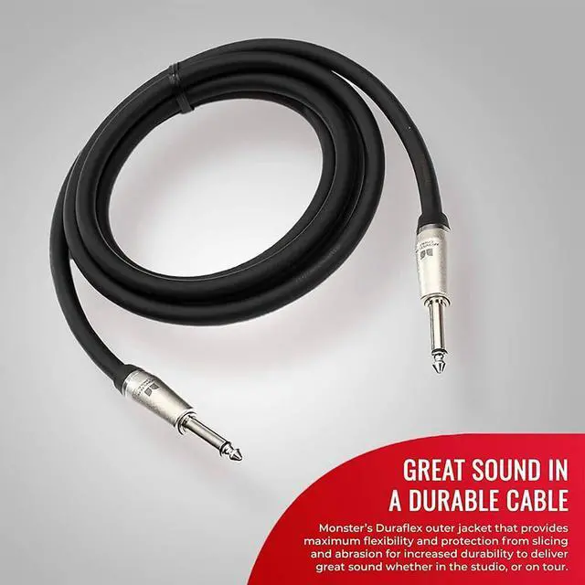 Alt view image 4 of 5 - Monster P600S3WW 3 Ft Prolink Performer 600 Speaker Cable - 1/4 inch to 1/4 inch