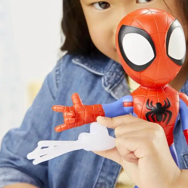 Alt view image 6 of 6 - Hasbro F3986 9 inch Marvel Spidey and His Amazing Friends Supersized Spidey Action Figure