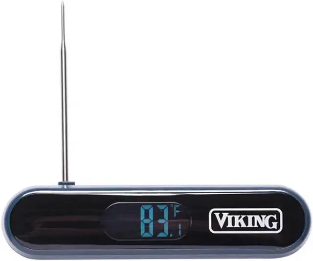 Alt view image 6 of 7 - Viking 40119983TC 3-Ply Stainless Roasting Pan w/ Rack & Thermometer Set