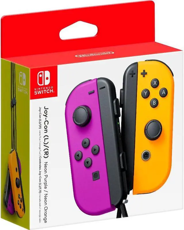 Main image of Nintendo Joy-Con L/R - Purple/Orange