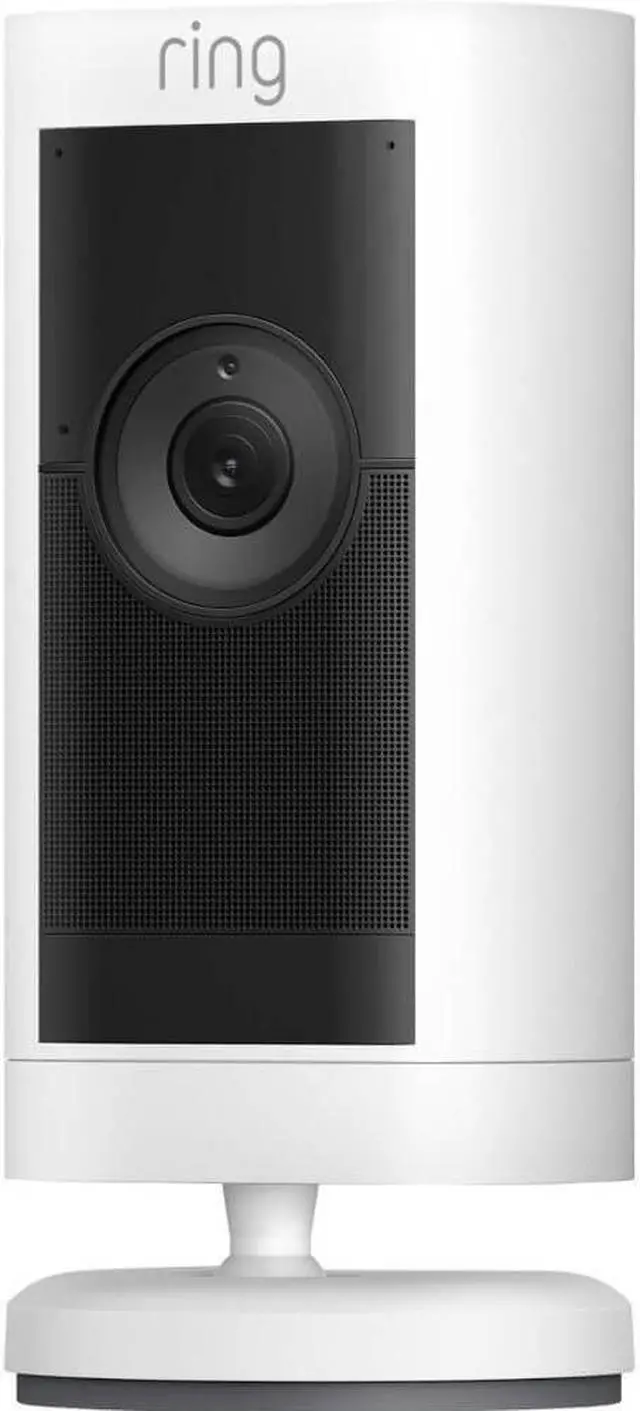 Alt view image 2 of 8 - Ring STICKUPPROWH Stick Up Cam Pro Battery Security Camera - White