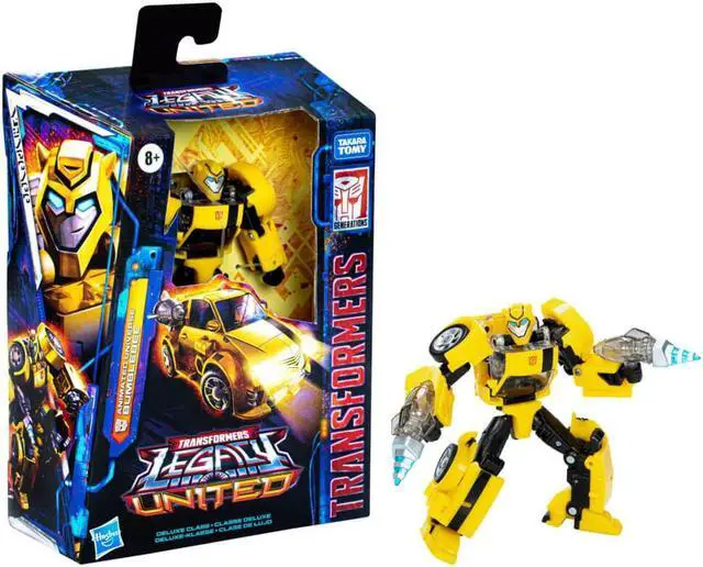 Alt view image 3 of 6 - Hasbro F8524 5.5 inch Transformers Legacy United Deluxe Class Animated Universe Bumblebee Action Figure