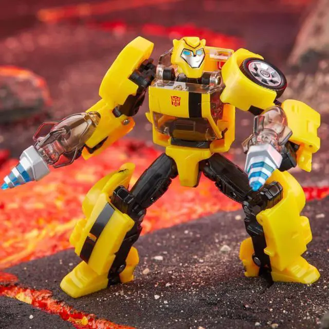 Alt view image 4 of 6 - Hasbro F8524 5.5 inch Transformers Legacy United Deluxe Class Animated Universe Bumblebee Action Figure
