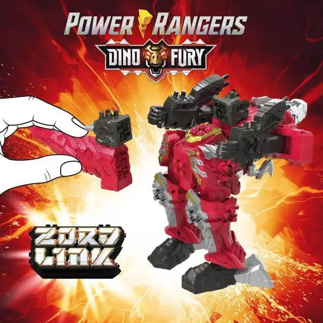 Alt view image 4 of 6 - Hasbro F1398 Power Rangers Dino Fury T-Rex Champion Zord Action Figure