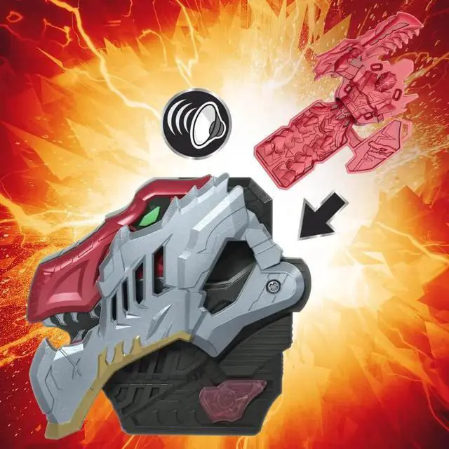 Alt view image 3 of 6 - Hasbro F1398 Power Rangers Dino Fury T-Rex Champion Zord Action Figure