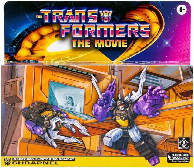 Alt view image 4 of 5 - Hasbro F6948 Transformers Retro The Transformers Movie Shrapnel Action Figure