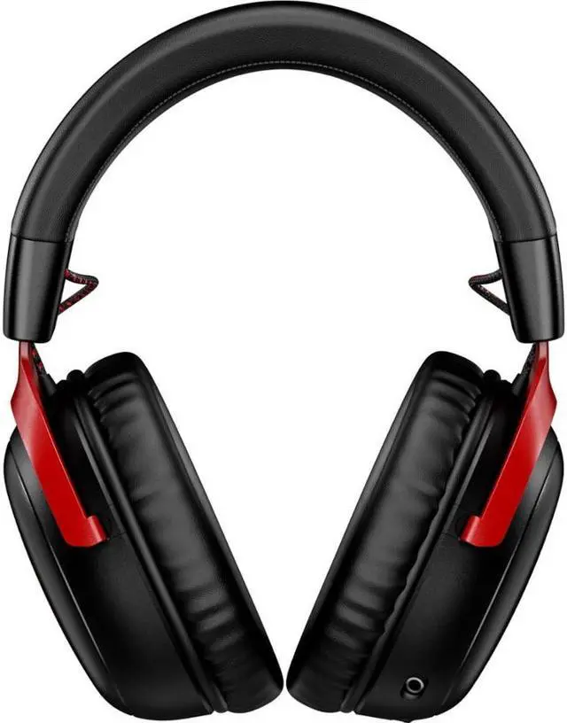 Alt view image 3 of 11 - HyperX Cloud III Wireless Gaming Headset - Black/Red
