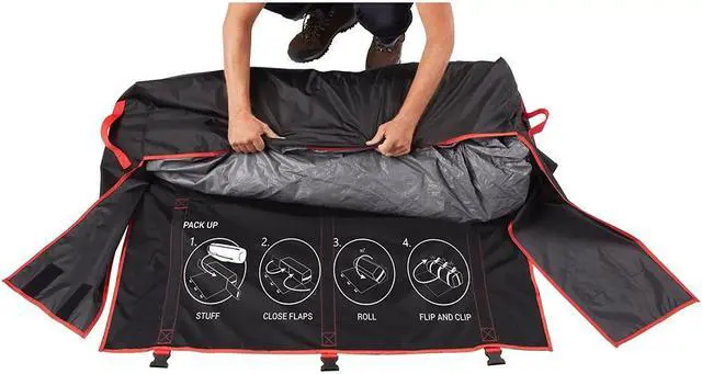 Alt view image 3 of 5 - Coleman Skylodge 6-Person Instant Camping Tent - Blackberry