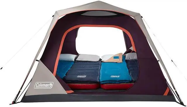 Alt view image 2 of 5 - Coleman Skylodge 6-Person Instant Camping Tent - Blackberry