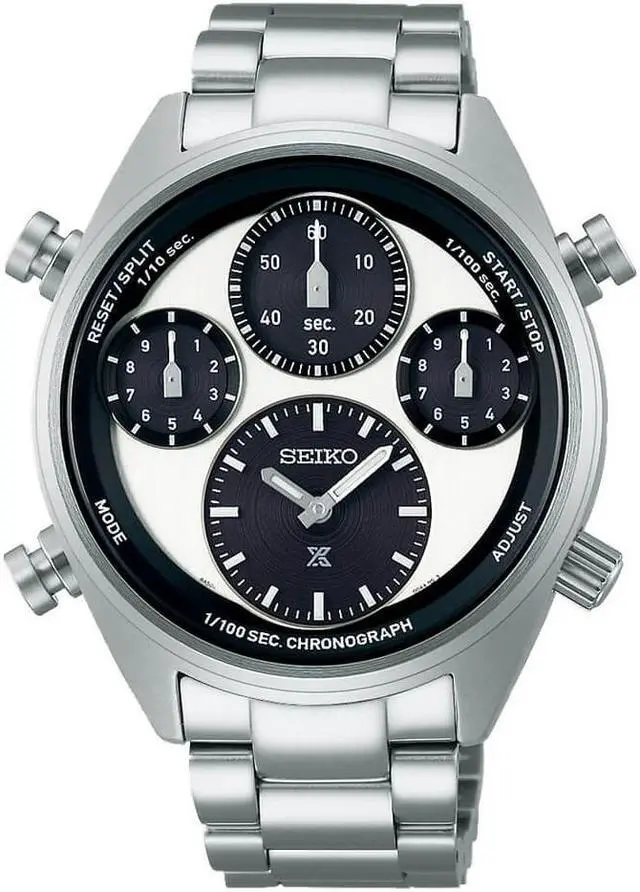 Main image of Seiko SFJ001 Mens Prospex Speedtimer Solar Chronograph Watch - Stainless Steel