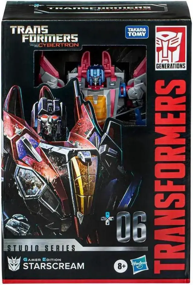 Alt view image 2 of 4 - Hasbro F8765 Transformers Studio Series Voyager Transformers: War for Cybertron 06 Gamer Edition Starscream