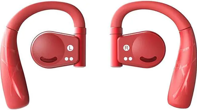 Alt view image 3 of 11 - Cleer Arc II Sport Wireless Open-Ear Earbuds - Red