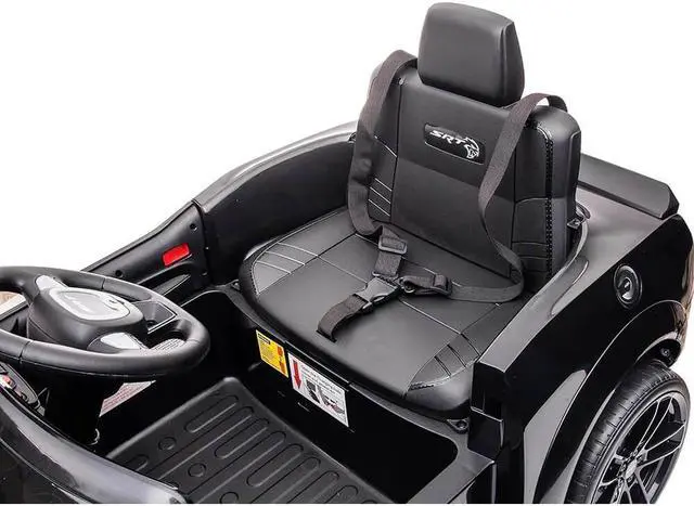 Alt view image 6 of 7 - Best Ride On Cars DOCHAR12VBLK Kids Electric 12V Vehicle Dodge Challenger