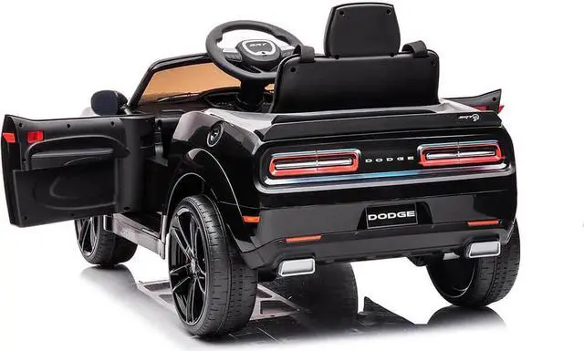 Alt view image 4 of 7 - Best Ride On Cars DOCHAR12VBLK Kids Electric 12V Vehicle Dodge Challenger