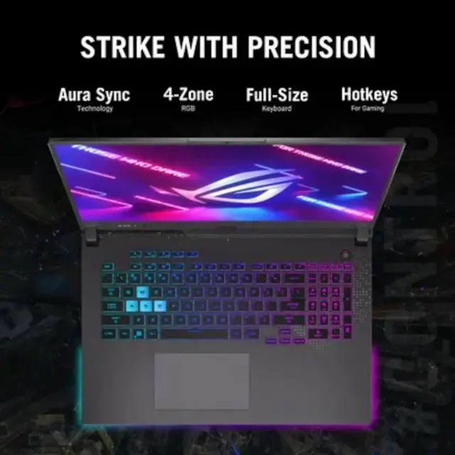 Alt view image 4 of 15 - Asus G713PURS94 17 inch G17 Gaming Laptop - AMD Ryzen 9 7940HX - 16GB/1TB