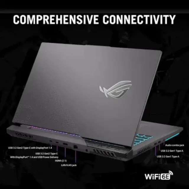 Alt view image 7 of 15 - Asus G713PURS94 17 inch G17 Gaming Laptop - AMD Ryzen 9 7940HX - 16GB/1TB